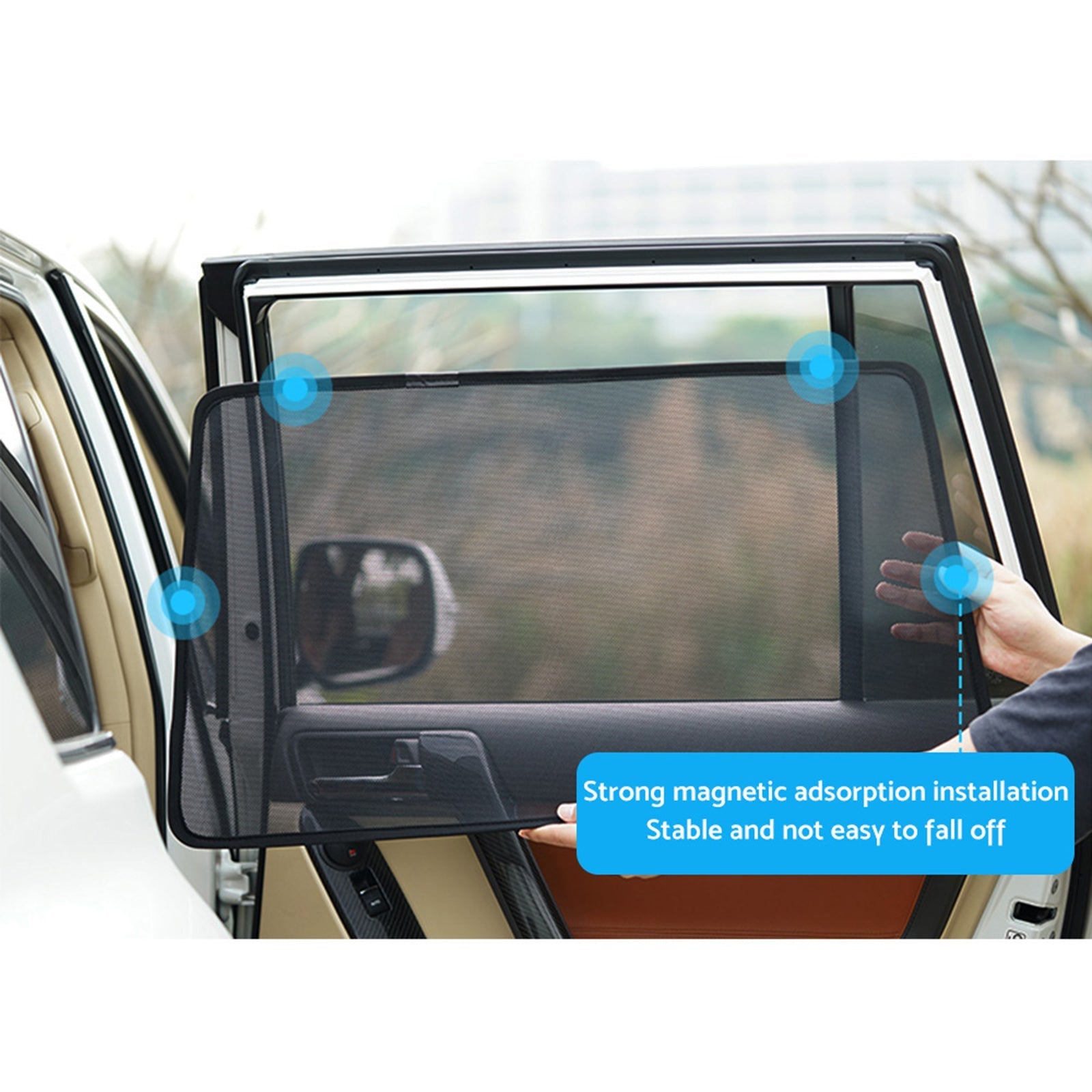 Car Window Sun Blind Suitable for Mercedes Benz GLA Class 2014 - 2019 Magnetic - Frazy's Auto Parts