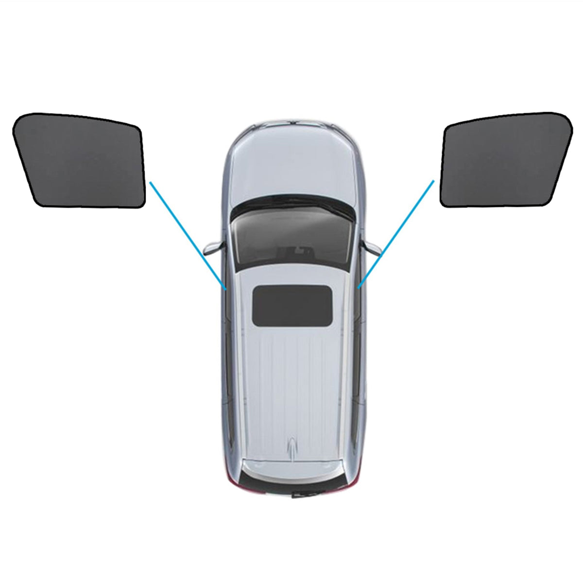 Car Window Sun Blind Suitable for Mercedes Benz GLA Class 2014 - 2019 Magnetic - Frazy's Auto Parts