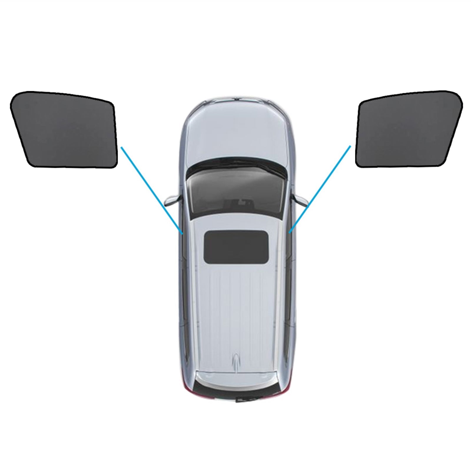 Car Window Sun Blind Suitable for Mercedes Benz GLA Class 2014 - 2019 Magnetic - Frazy's Auto Parts