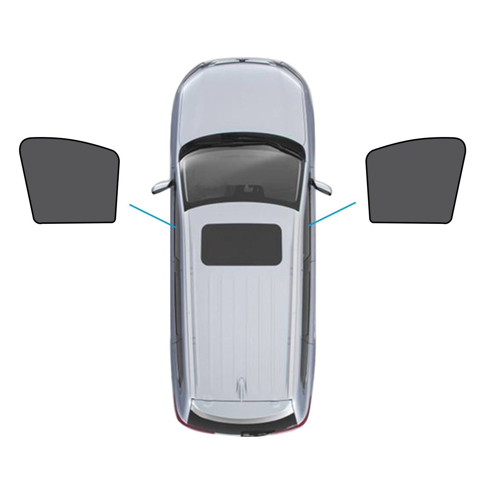 Car Window Sun Shade Magnetic Mesh Suitable For Mazda CX - 60 2022 - Present - Frazy's Auto Parts