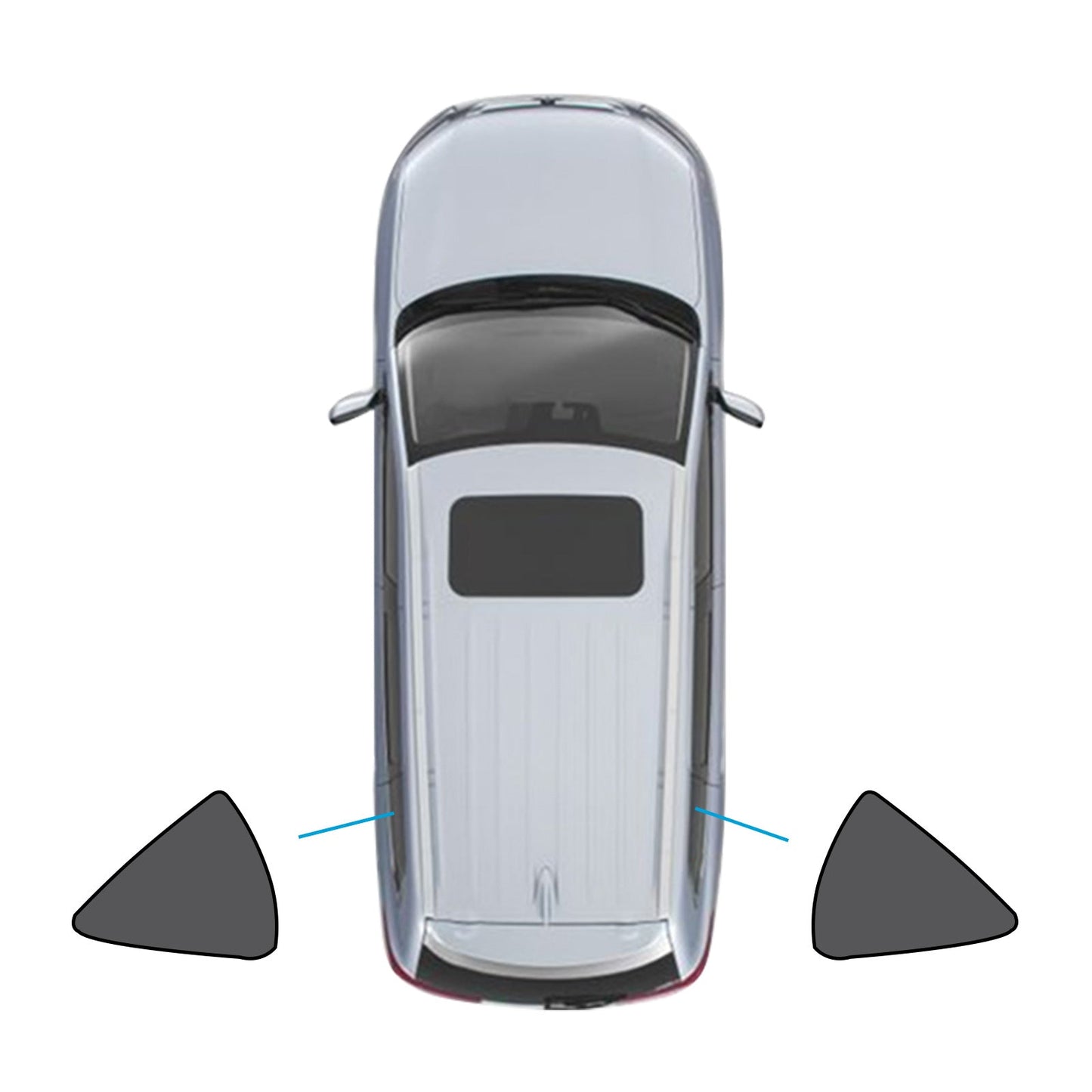 Car Window Sun Shade Magnetic Mesh Suitable For Mazda CX - 60 2022 - Present - Frazy's Auto Parts