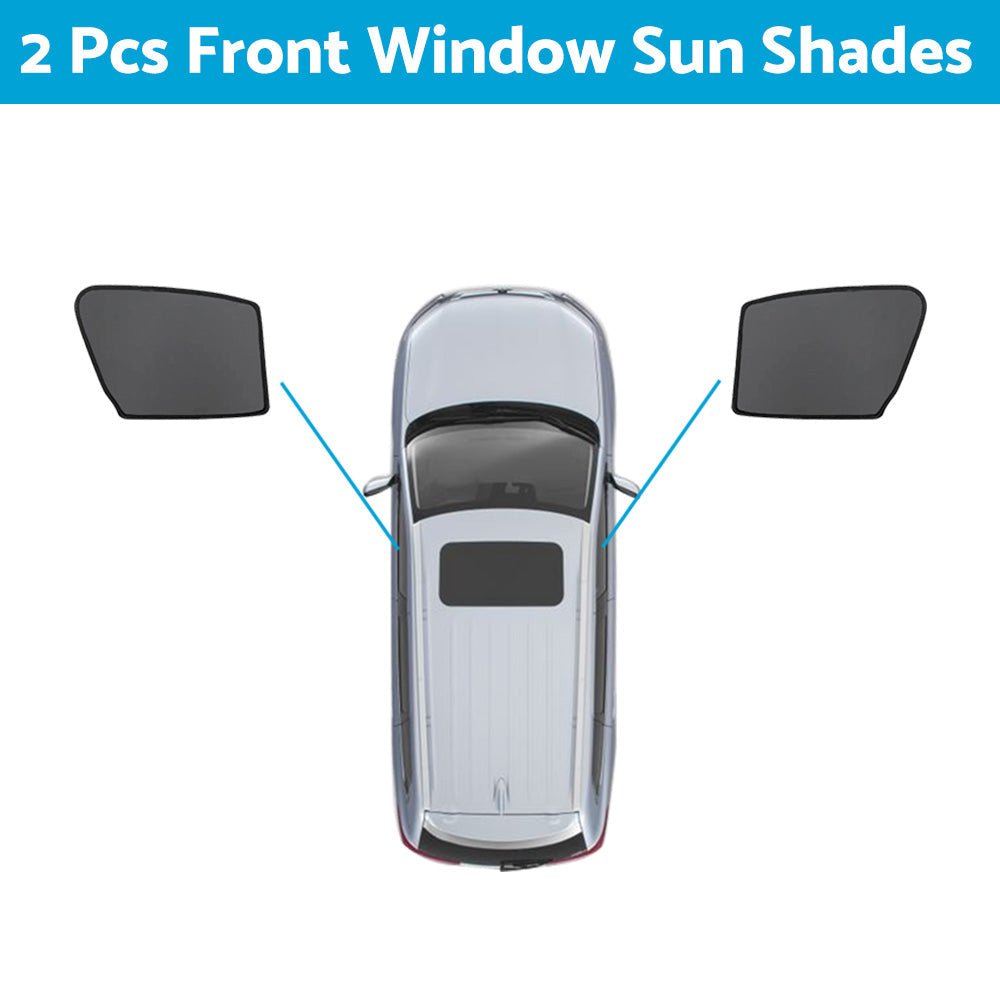Car Window Sun Shade Magnetic Mesh Suitable For Mitsubishi Outlander 2013 - 2022 - Frazy's Auto Parts