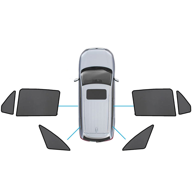 Car Window Sun Shades Magnetic Mesh Front & Rear Suitable For Mercedes - Benz GLC 2015 - 2022 - Frazy's Auto Parts