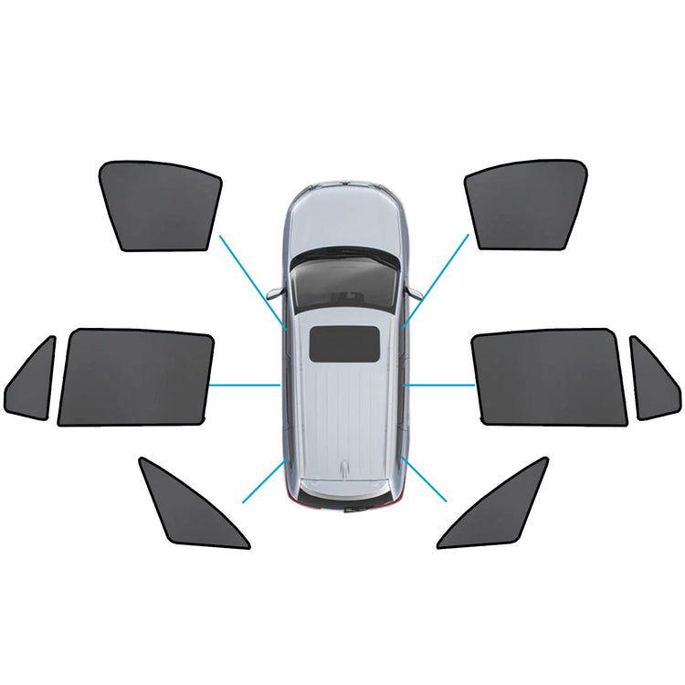 Car Window Sun Shades Magnetic Mesh Front & Rear Suitable For Mercedes - Benz GLC 2015 - 2022 - Frazy's Auto Parts