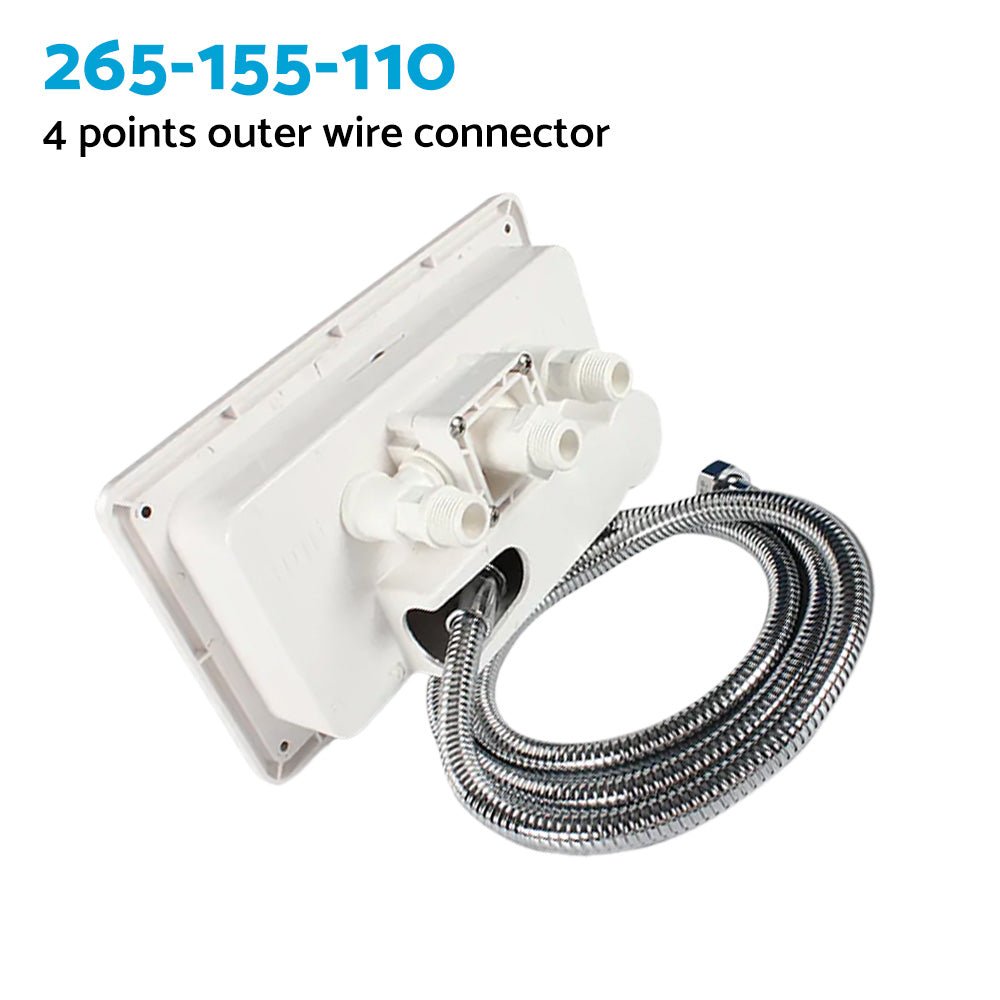 Caravan RV Shower Box Kit External with Lock Exterior Camper Trailer Boat Marine - Frazy's Auto Parts