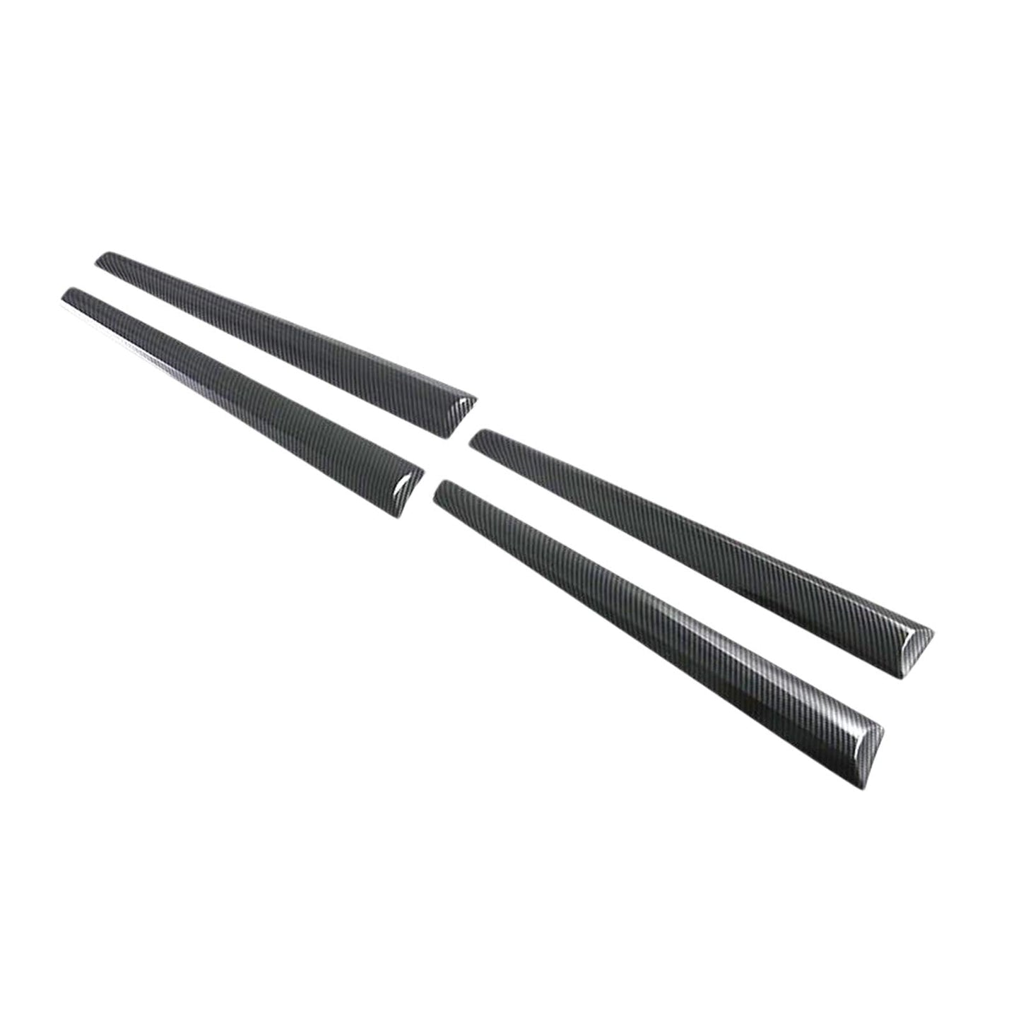 Carbon ABS Interior Door Panel Cover Trim 4x Suitable For Toyota Hilux 2015 - 2021 - Frazy's Auto Parts