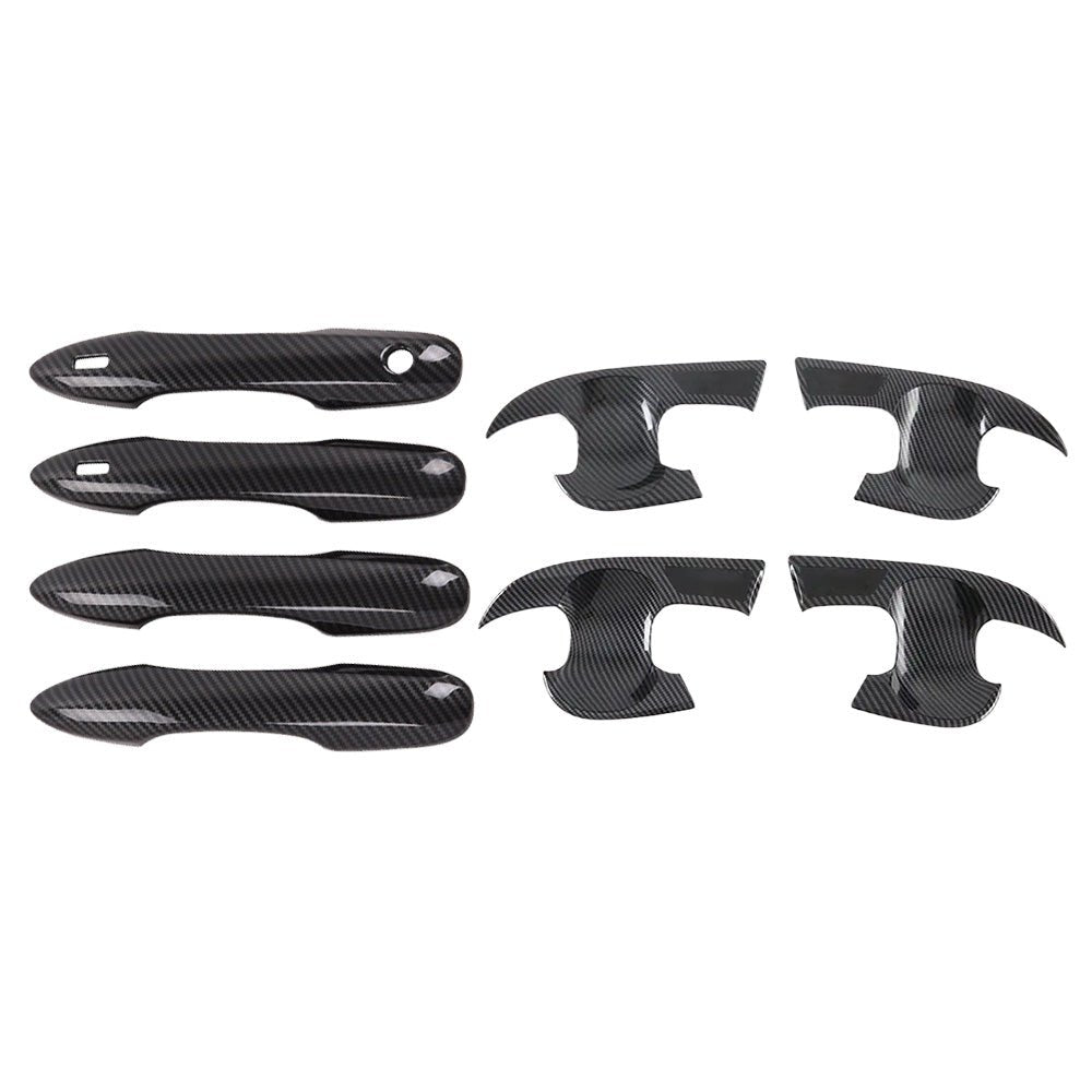 Carbon Fiber Door Handle Cover and Bowl Cup Surround Kit Suitable For Toyota Camry - Frazy's Auto Parts