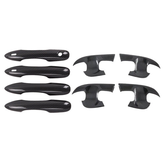 Carbon Fiber Door Handle Cover and Bowl Cup Surround Kit Suitable For Toyota Camry - Frazy's Auto Parts