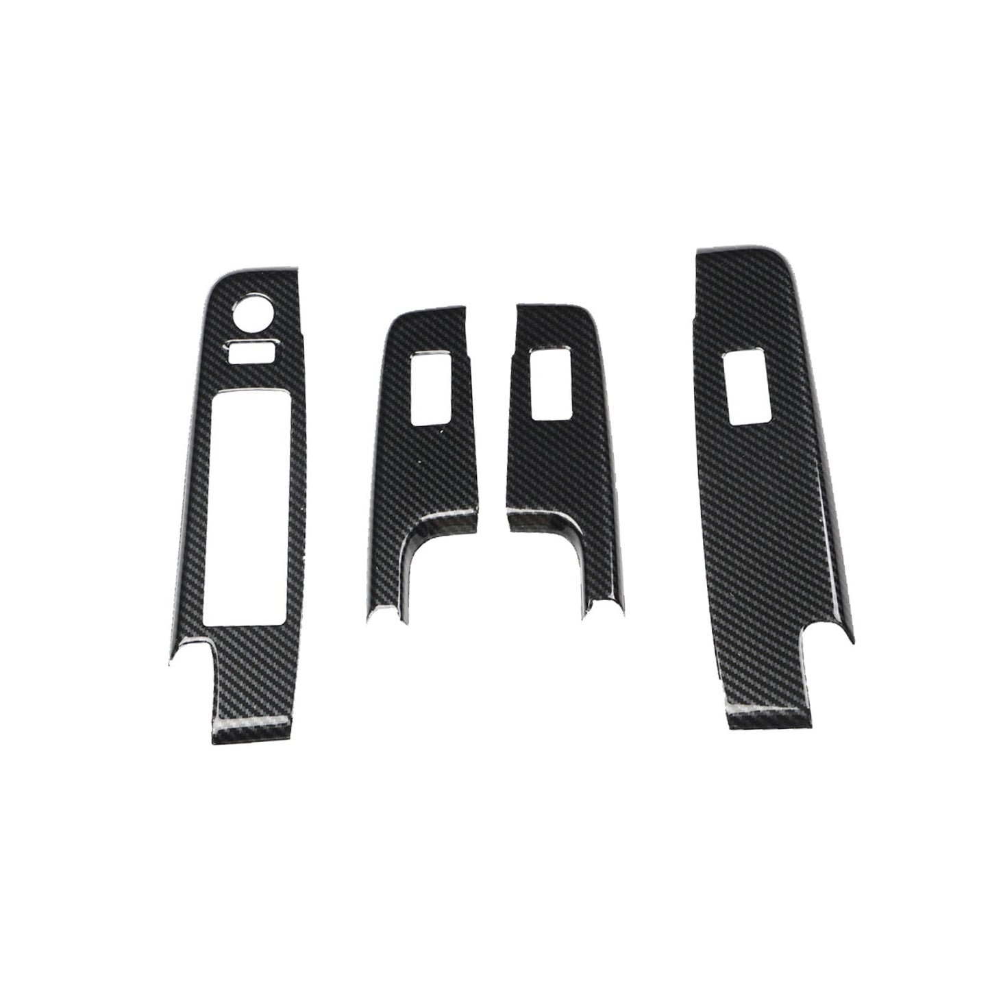 Carbon Fiber Pattern Window Lift Trim Suitable For Isuzu D - Max / Dmax 2021 - 2023 - Frazy's Auto Parts