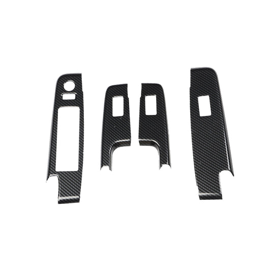 Carbon Fiber Pattern Window Lift Trim Suitable For Isuzu D - Max / Dmax 2021 - 2023 - Frazy's Auto Parts