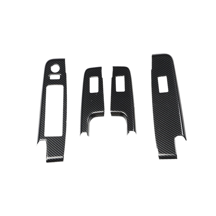 Carbon Fiber Pattern Window Lift Trim Suitable For Isuzu D - Max / Dmax 2021 - 2023 - Frazy's Auto Parts