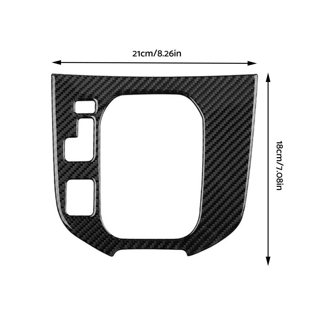 Carbon Fibre Centre Console Gear Shift Cover Frame Suitable for Mazda CX - 9 16 - 22 - Frazy's Auto Parts