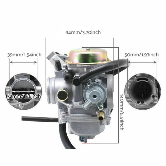 Carburetor Suitable For Suzuki Eiger 400 LTF400 LTF400F 2x4 4x4 Manual 02 - 07 - Frazy's Auto Parts
