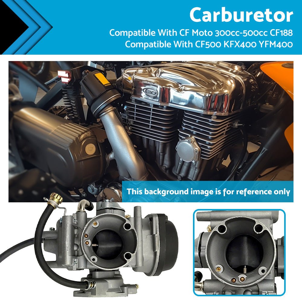 Carby Carburetor Carb Suitable For CF Moto 300cc - 500cc CF188 CF500 KFX400 YFM400 - Frazy's Auto Parts