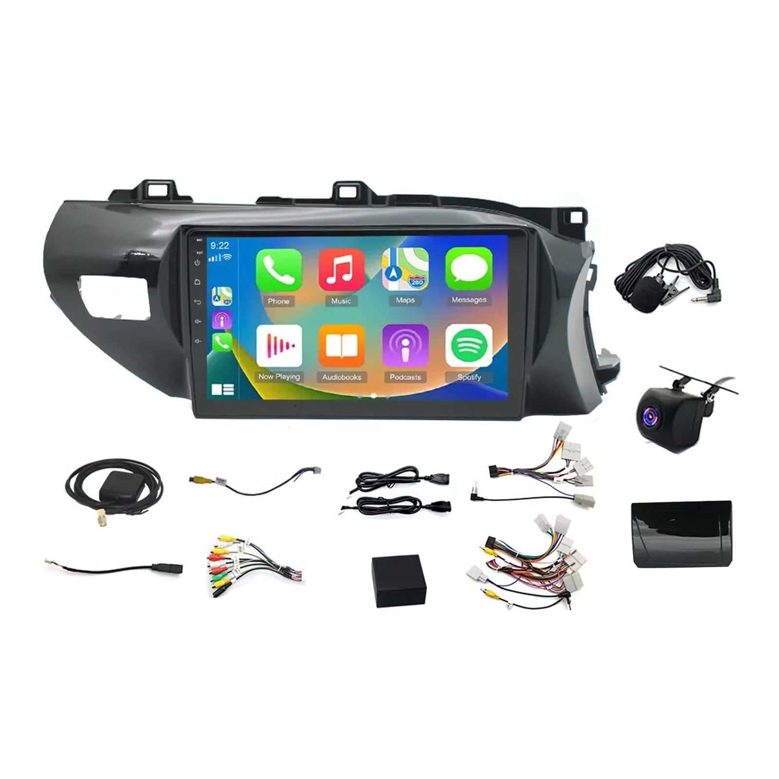 CarPlay Radio Head Unit Suitable For Toyota Hilux 15 - 22 Android 14 Apple 4+64G - Frazy's Auto Parts