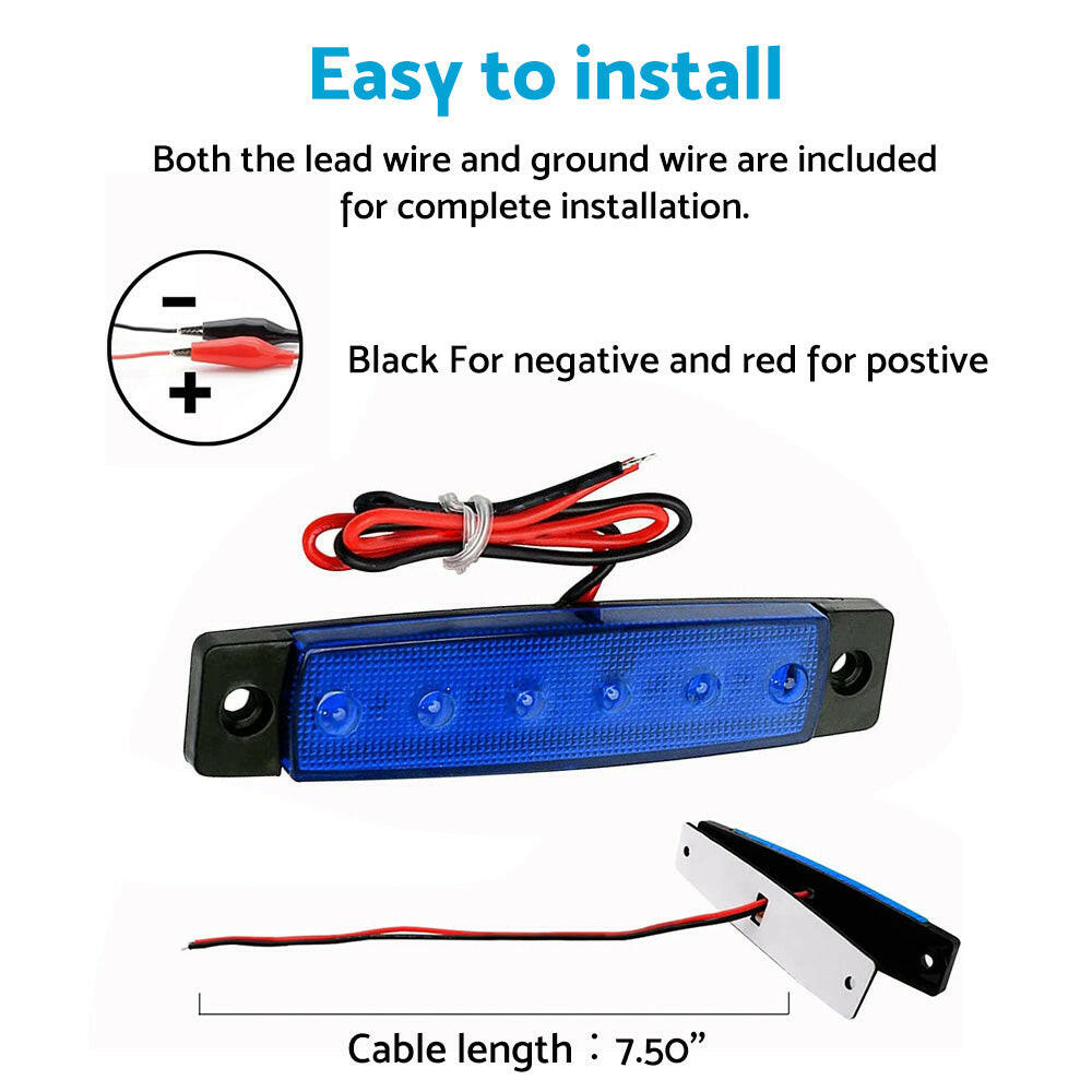 Marine LED Deck Courtesy Light 12V Waterproof Stern Transom Suitable For Boats-2