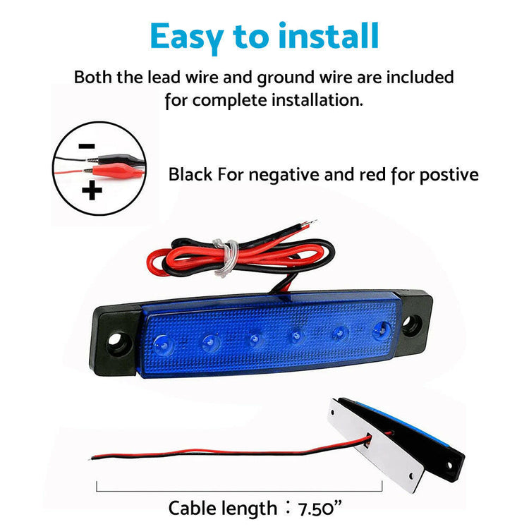 Marine LED Deck Courtesy Light 12V Waterproof Stern Transom Suitable For Boats-2