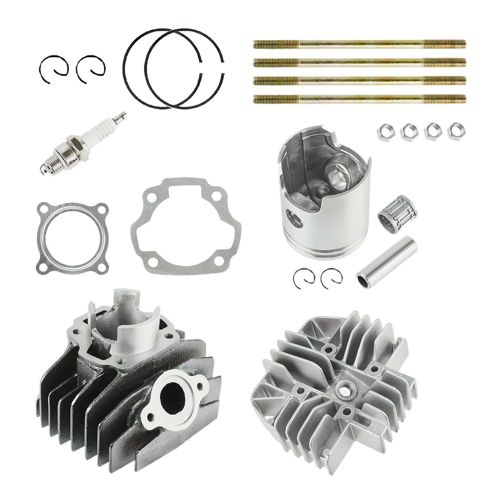 Top End Cylinder Rebuild Kit with Bore, Barrel & Piston Suitable For Yamaha Peewee 80 PW80 PY80-1