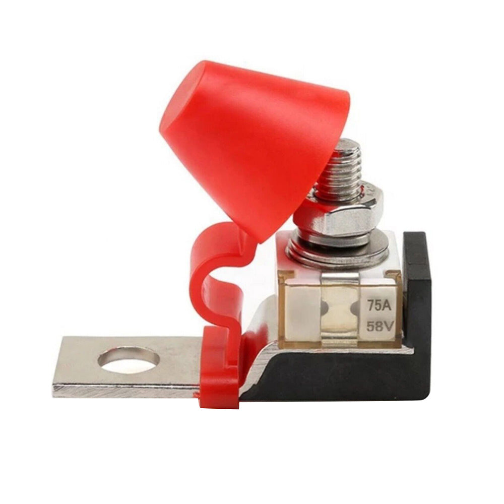 M8 Terminal Fuse Block Stud 8mm 75A 58V Waterproof Fuse Box With Cooling Holes Suitable For Automotive Use-0