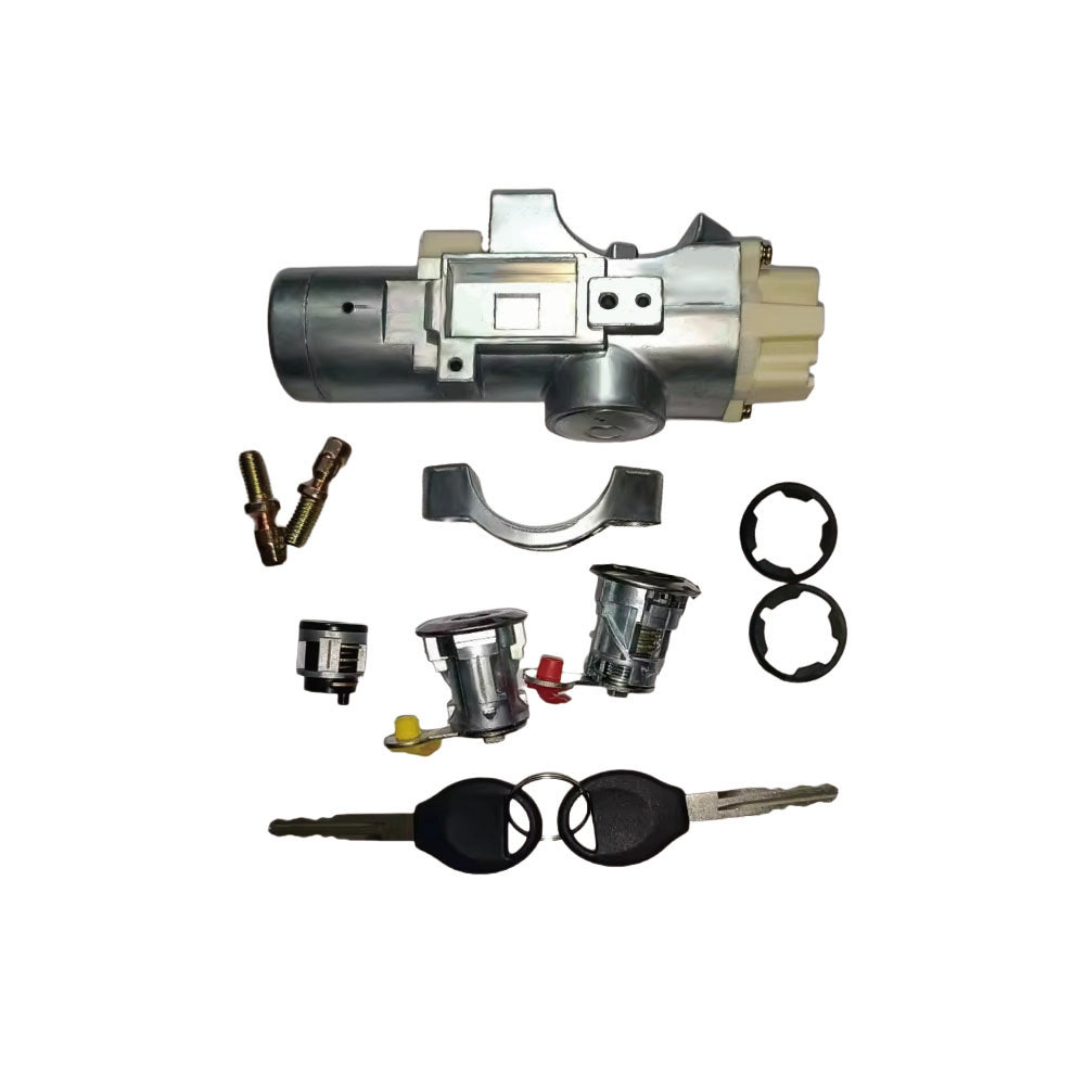 Door Lock Key Ignition Barrel Set Suitable For Nissan Patrol GU Y61 Ute 2000-2017-2