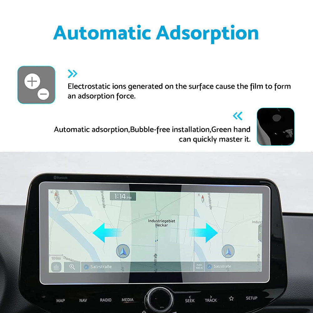 10.25-Inch Car Touch Screen Tempered Glass Protector Suitable For Hyundai i30 Sedan 2022-4