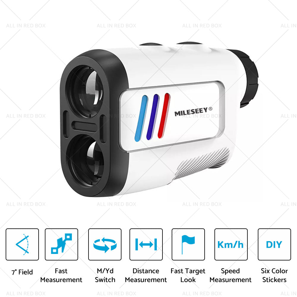 600M Laser Golf Range Finder with Slope Compensation Flagpole Lock-1