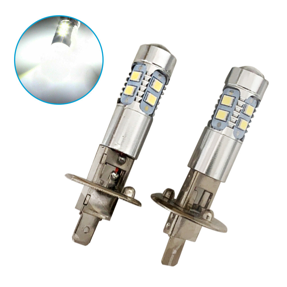 2x H1 LED Headlight Bulbs CREE XBD Suitable For Car, UTE & 4WD Fog Driving Lights-3