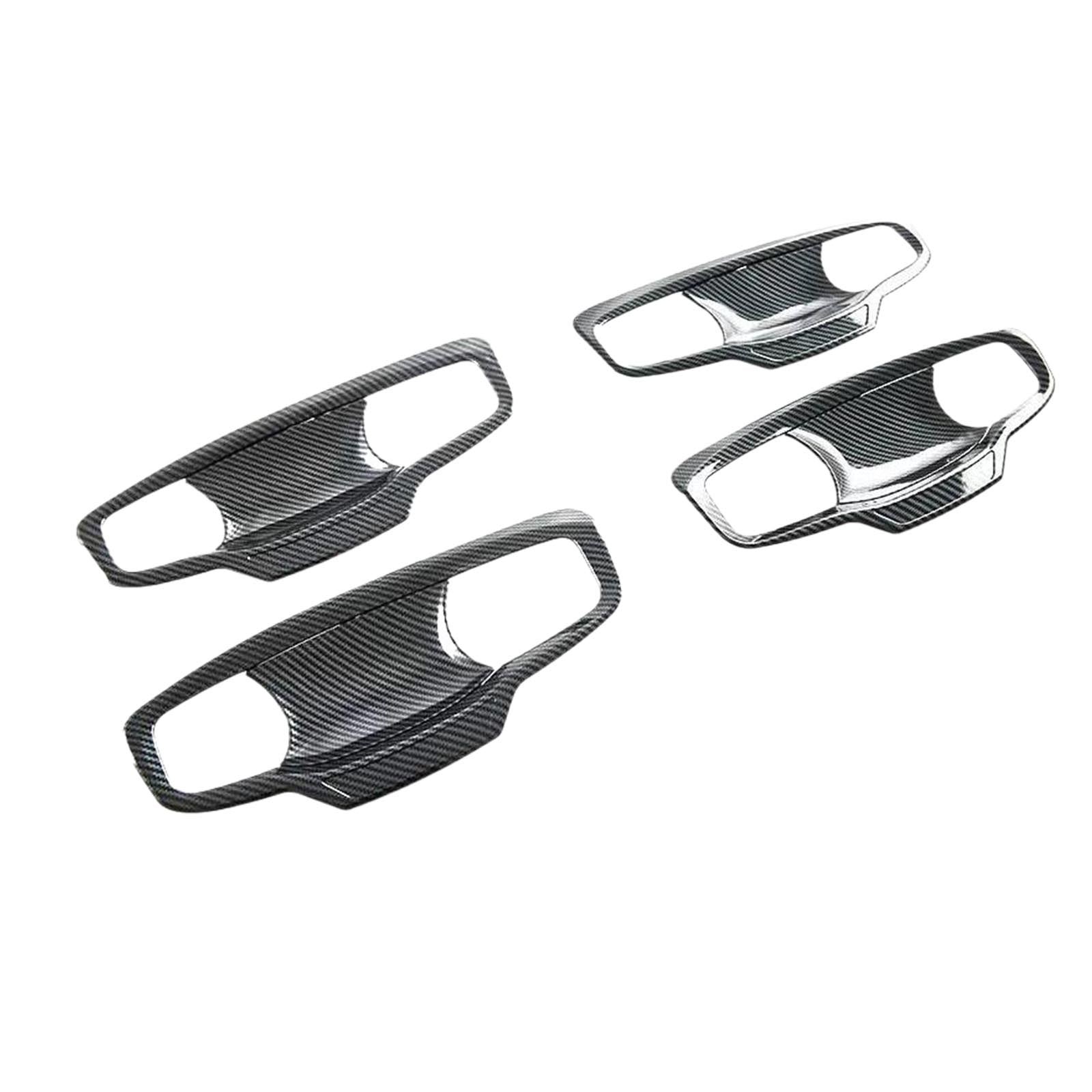 Carbon ABS Door Handle Bowl Cover Trim Suitable For Mitsubishi MV Triton 2023-2025-4