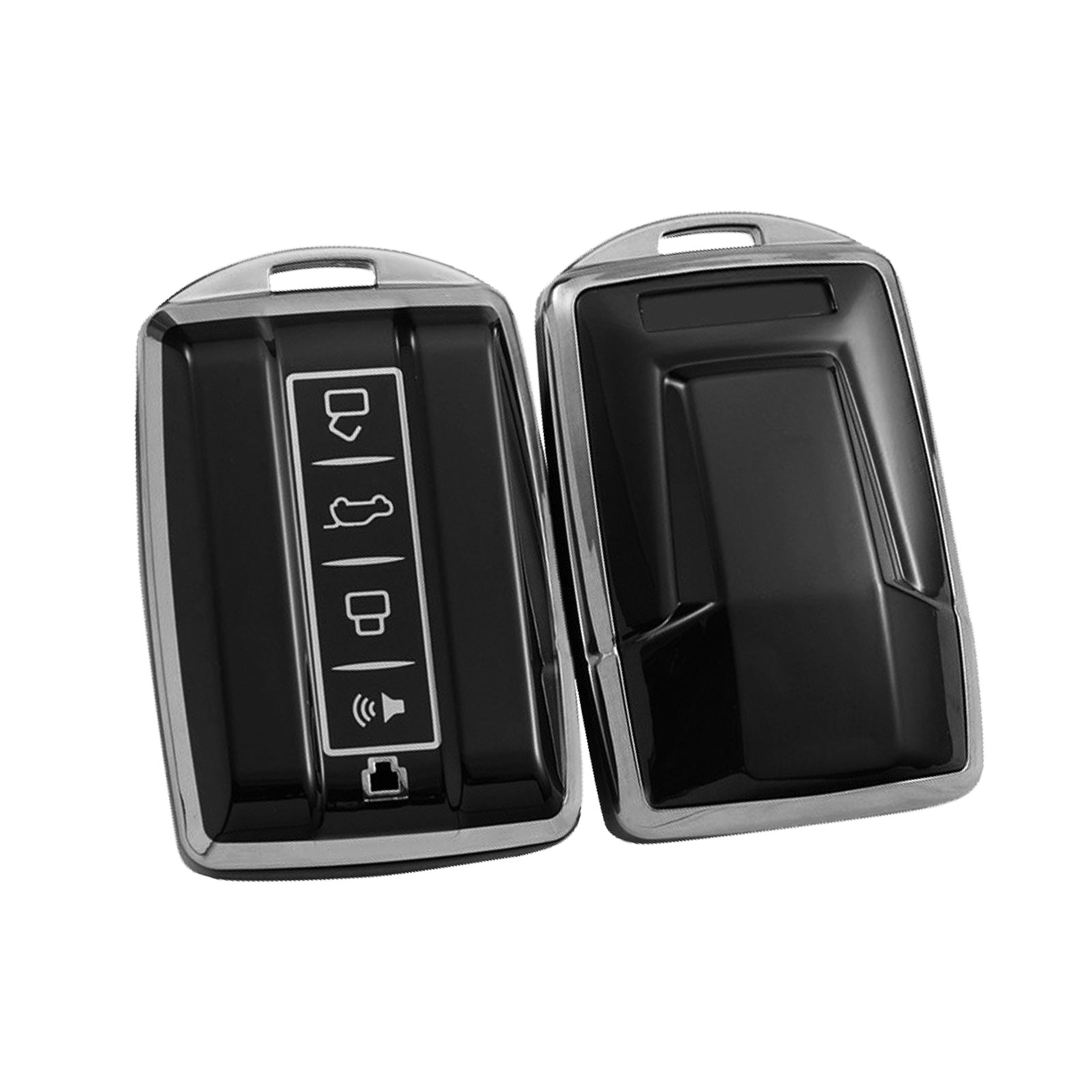 Car Remote Key Fob Case TPU Cover Suitable For Great Wall GWM / WEY / TANK 300 Black-2