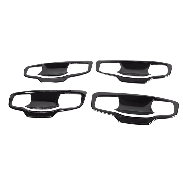 Door Handle Bowl Cover Trim Gloss Black Suitable For Mitsubishi Triton MV 2024+-0