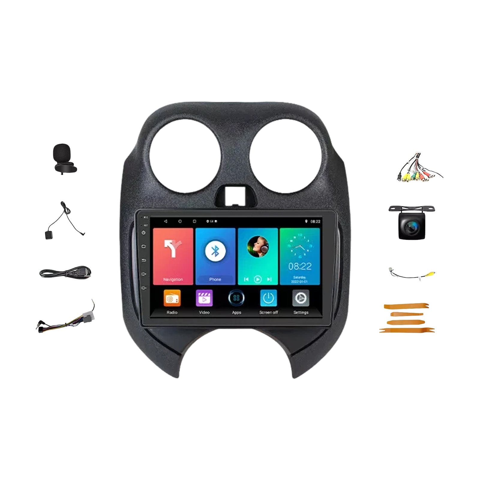 Android 13 Car Stereo Head Unit for Nissan Micra K13 2010-2017 Android 13 Carplay GPS-1