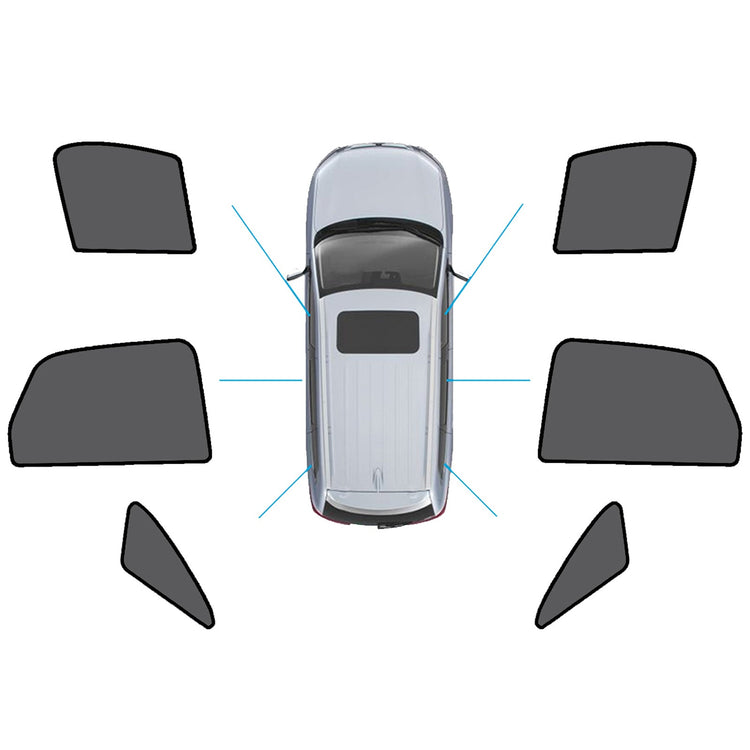 Magnetic Mesh Sun Blind Shades Suitable for Audi Q3 2011-2018 on Front/Rear-0
