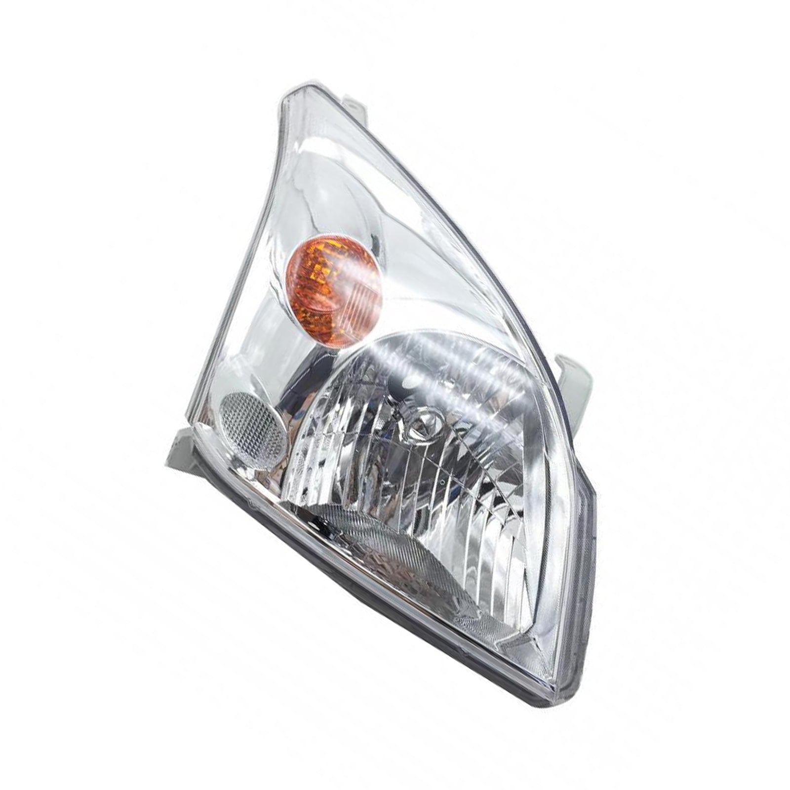 Chrome Headlight Pair Suitable For Toyota Landcruiser Prado 120 Series 2002-2009-2