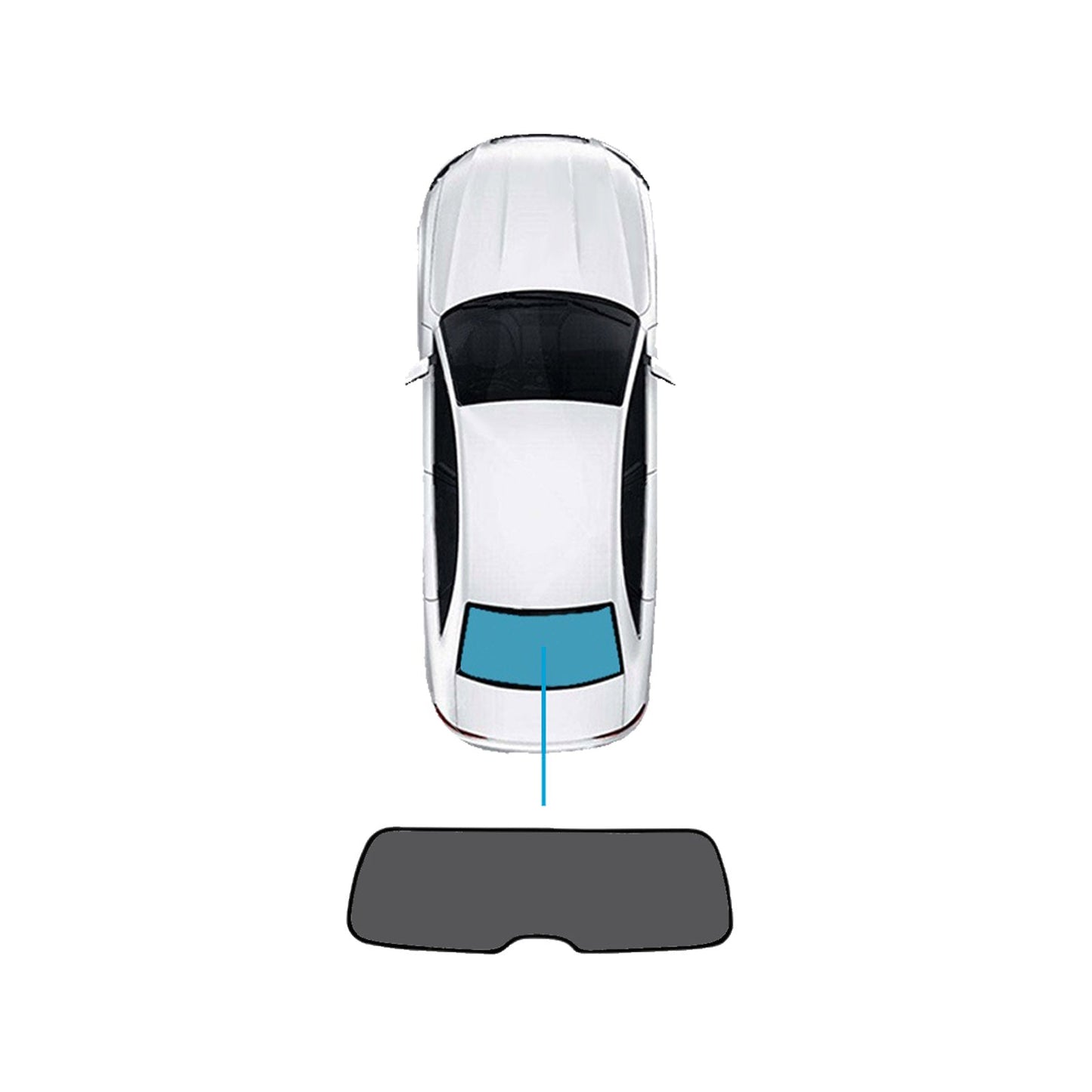 Car Window Magnetic Sun Shade Suitable For Nissan Patrol Y62 Series 2012-2024-4