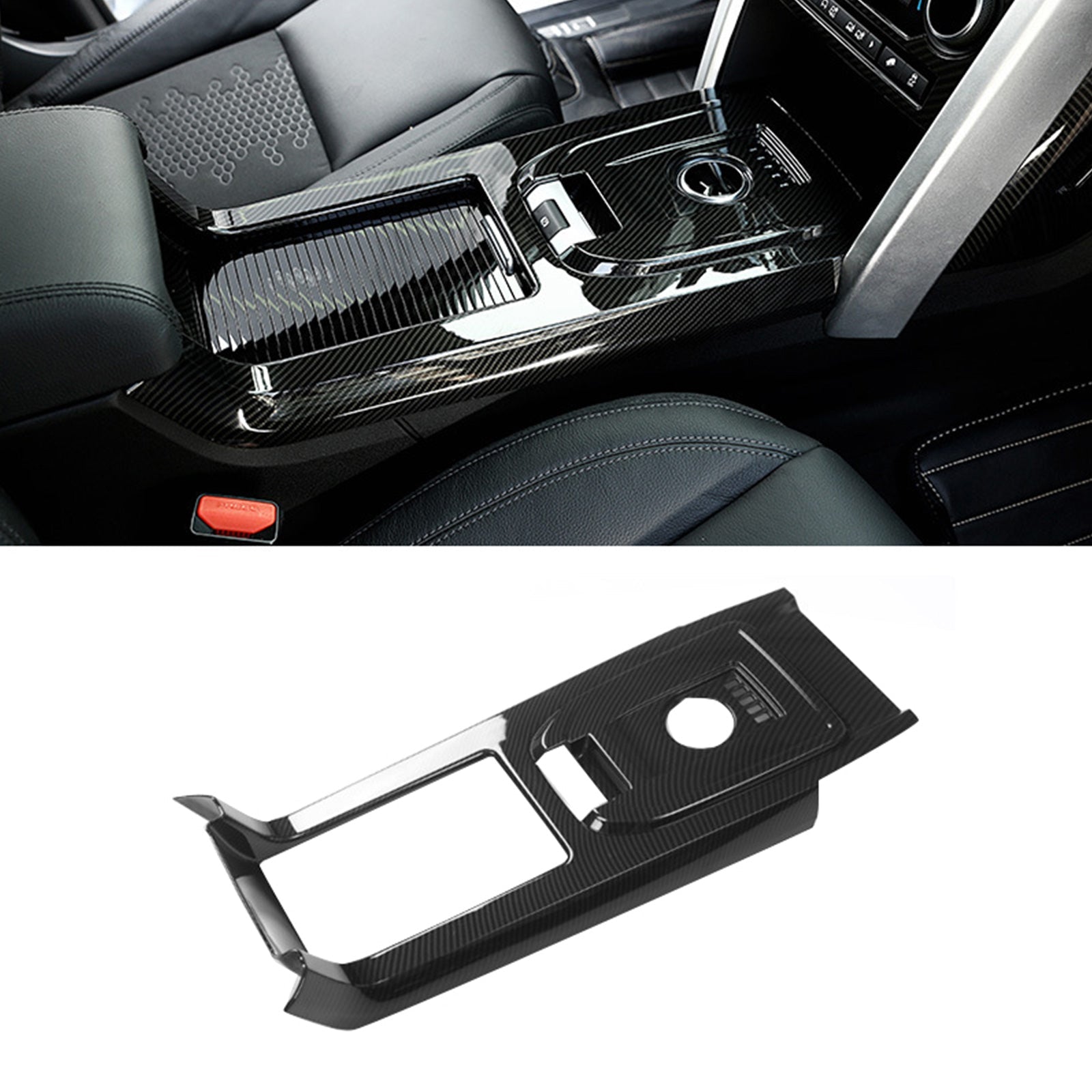 Centre Console Trim Suitable For Land Rover Discovery Sport 2015 - 2018 Carbon Fiber - Frazy's Auto Parts