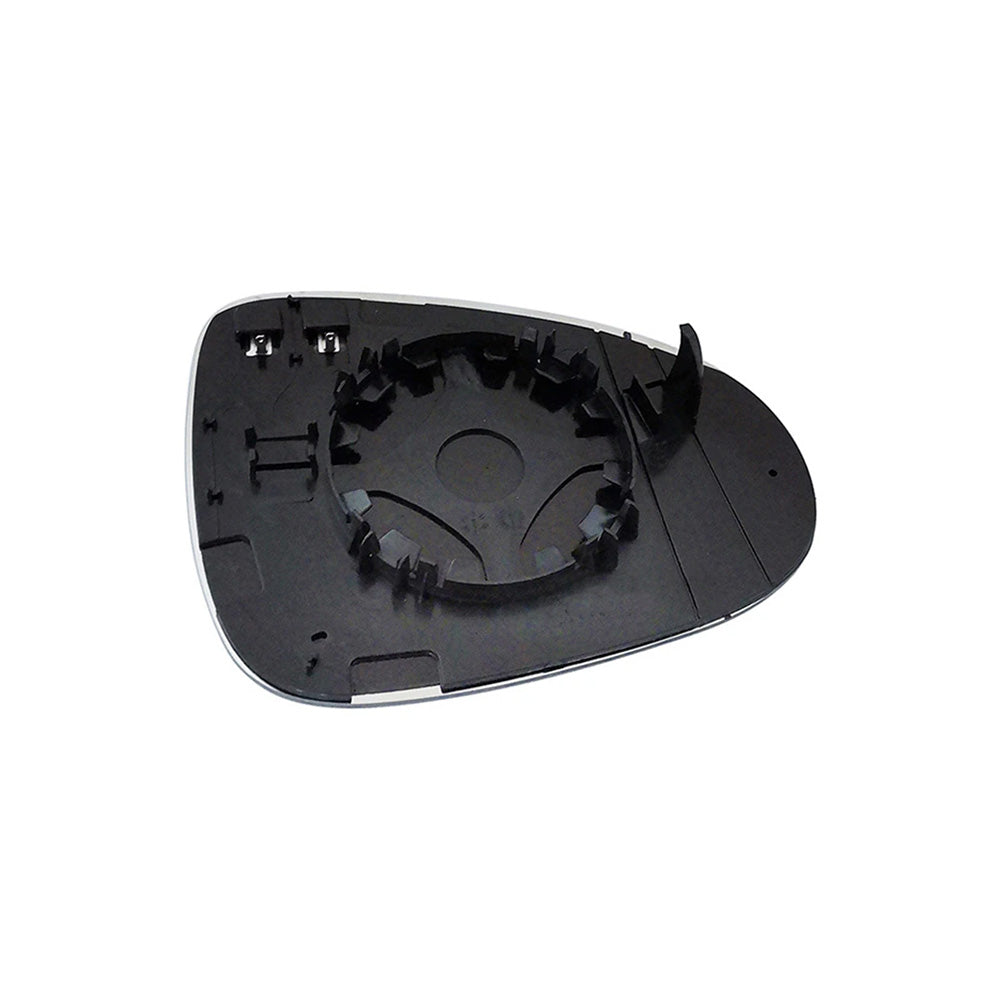 Left Heated Convex Mirror Glass with Base Suitable For VW Touareg 7P 2011-2018-2