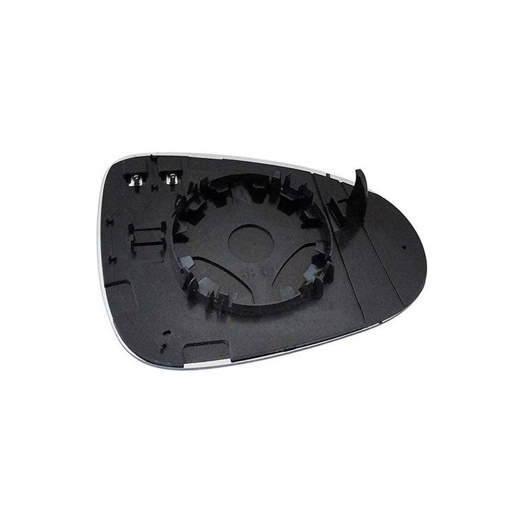 Left Heated Convex Mirror Glass with Base Suitable For VW Touareg 7P 2011-2018-2