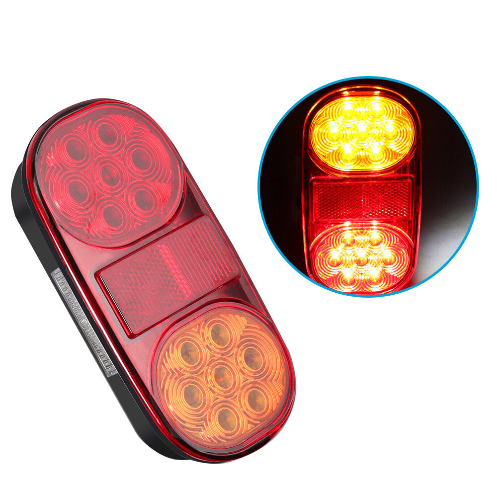 2x Trailer Tail Lights 28 LED Suitable For Truck, Camper, UTE, Caravan & 4WD Stop Indicator-3
