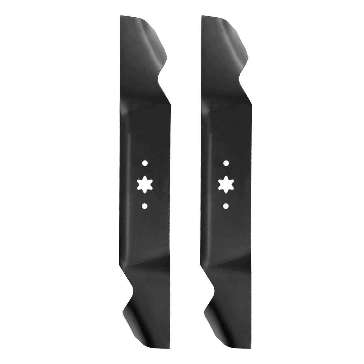 4x Blades Suitable for 38 inch  MTD Ride on Mowers 6 Point Centre Hole 742-0654-4