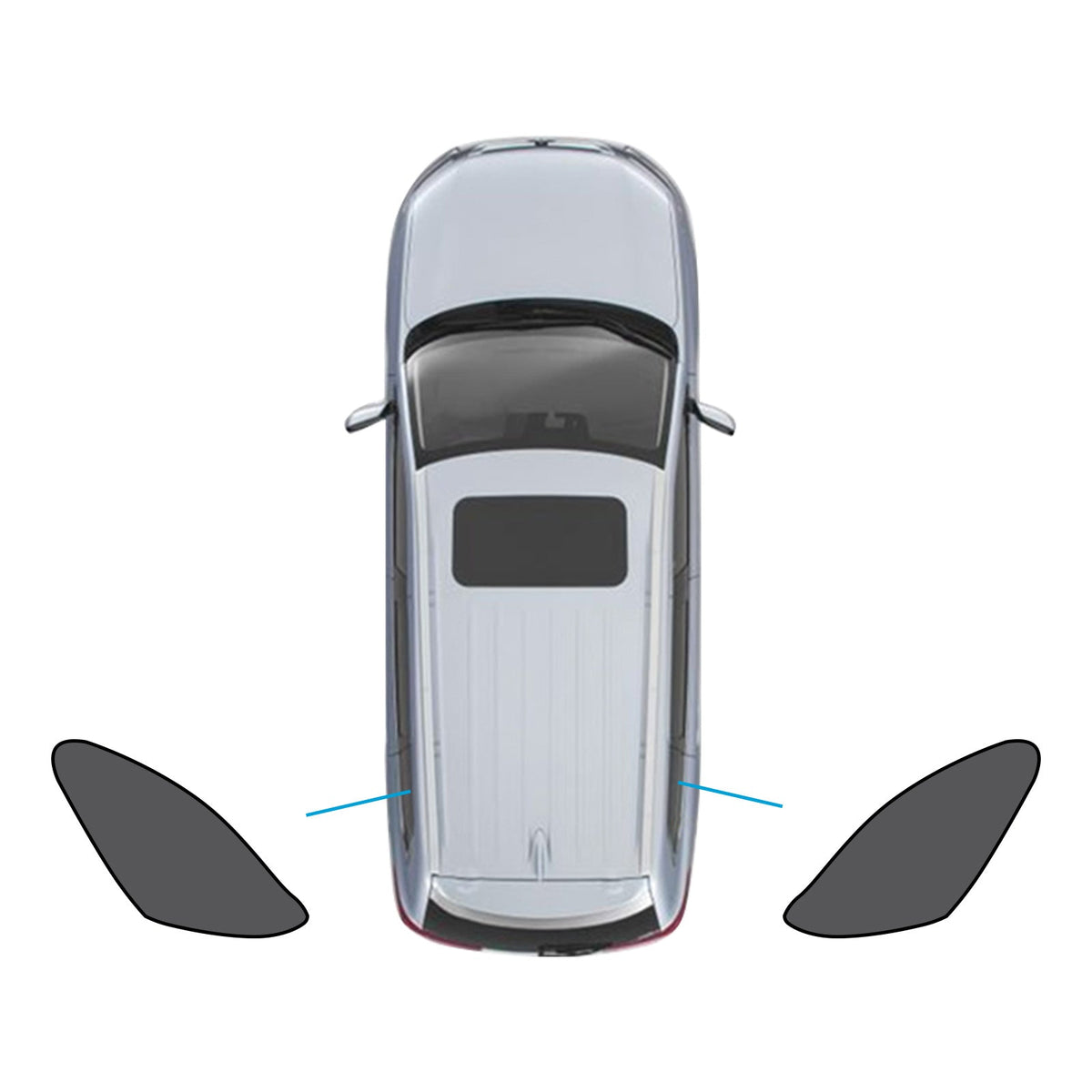 Car Window Magnetic Mesh Sun Blind Shades Suitable for Mazda CX30 CX-30 19-25-2