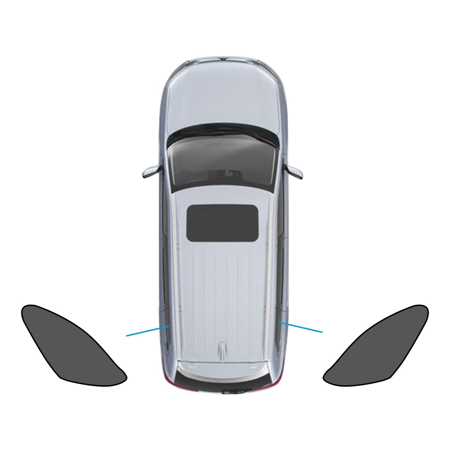 Car Window Magnetic Mesh Sun Blind Shades Suitable for Mazda CX30 CX-30 19-25-1