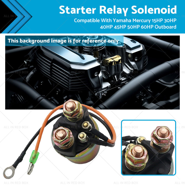 Starter Relay Solenoid Suitable For Yamaha 5HP 30HP 40HP 45HP 50HP 60HP Outboard-0