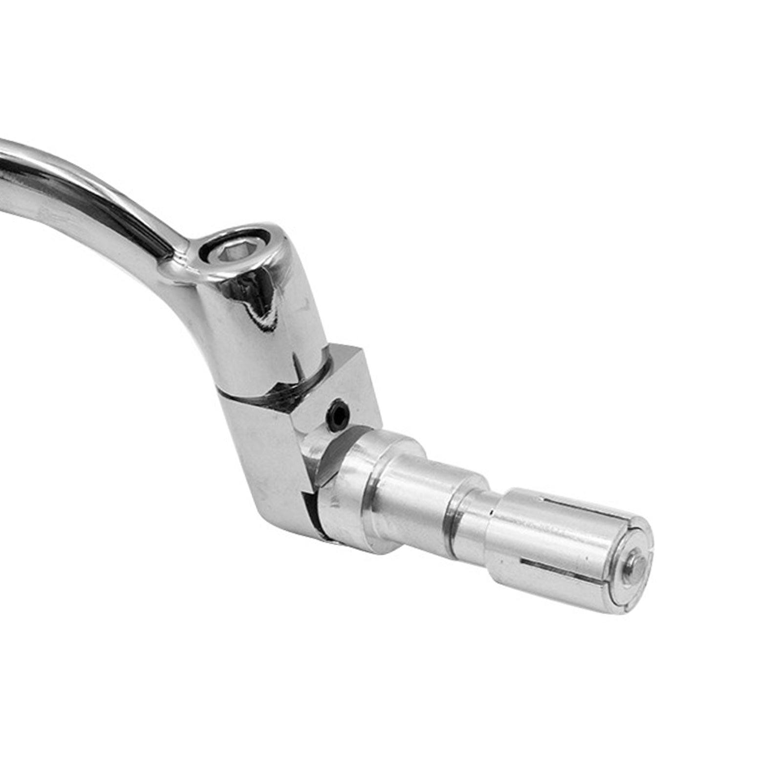 Chrome Round Rearview Bar End Mirror Suitable For Motorcycle / Chopper / Racer - Frazy's Auto Parts