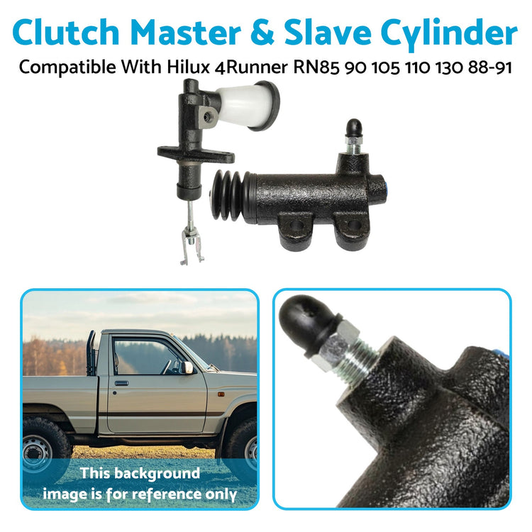 Clutch Master Slave Cylinder Kit Suitable For Toyota 4Runner RN130 2.4L 1988 - 91 - Frazy's Auto Parts