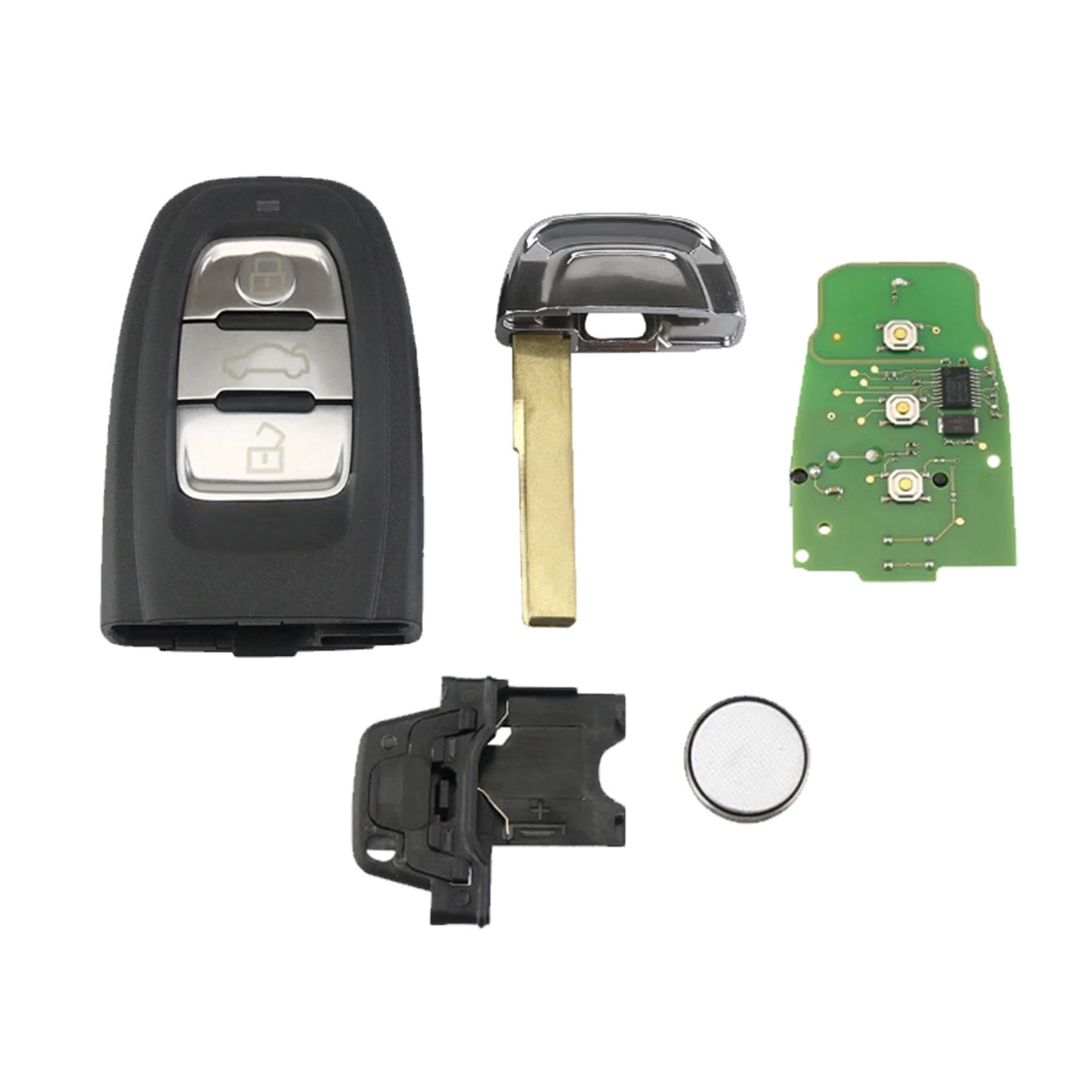 Complete Remote Car Key Fob 8K0 959 754 G Suitable for Audi A4 S4 A5 S5 A6 S6 - Frazy's Auto Parts