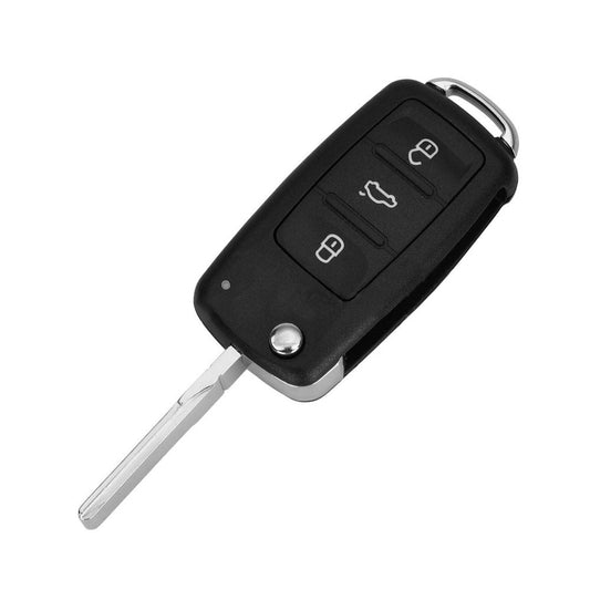 Complete Remote Key 433MHz Suitable For VW Beetle Golf Jetta Polo Tiguan Caddy - Frazy's Auto Parts