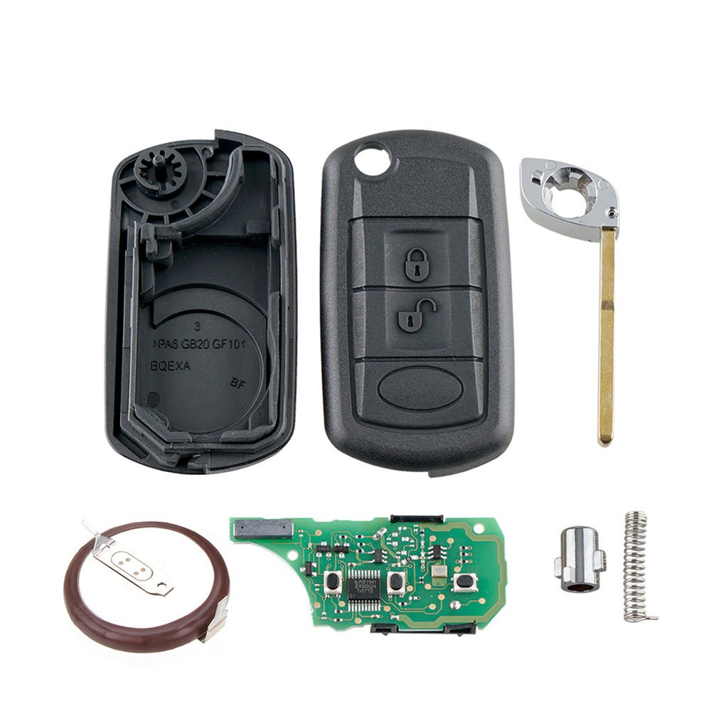 Complete Remote Key Suitable For Land Rover Discovery 3 Sport Flip Key Keyless Entry - Frazy's Auto Parts