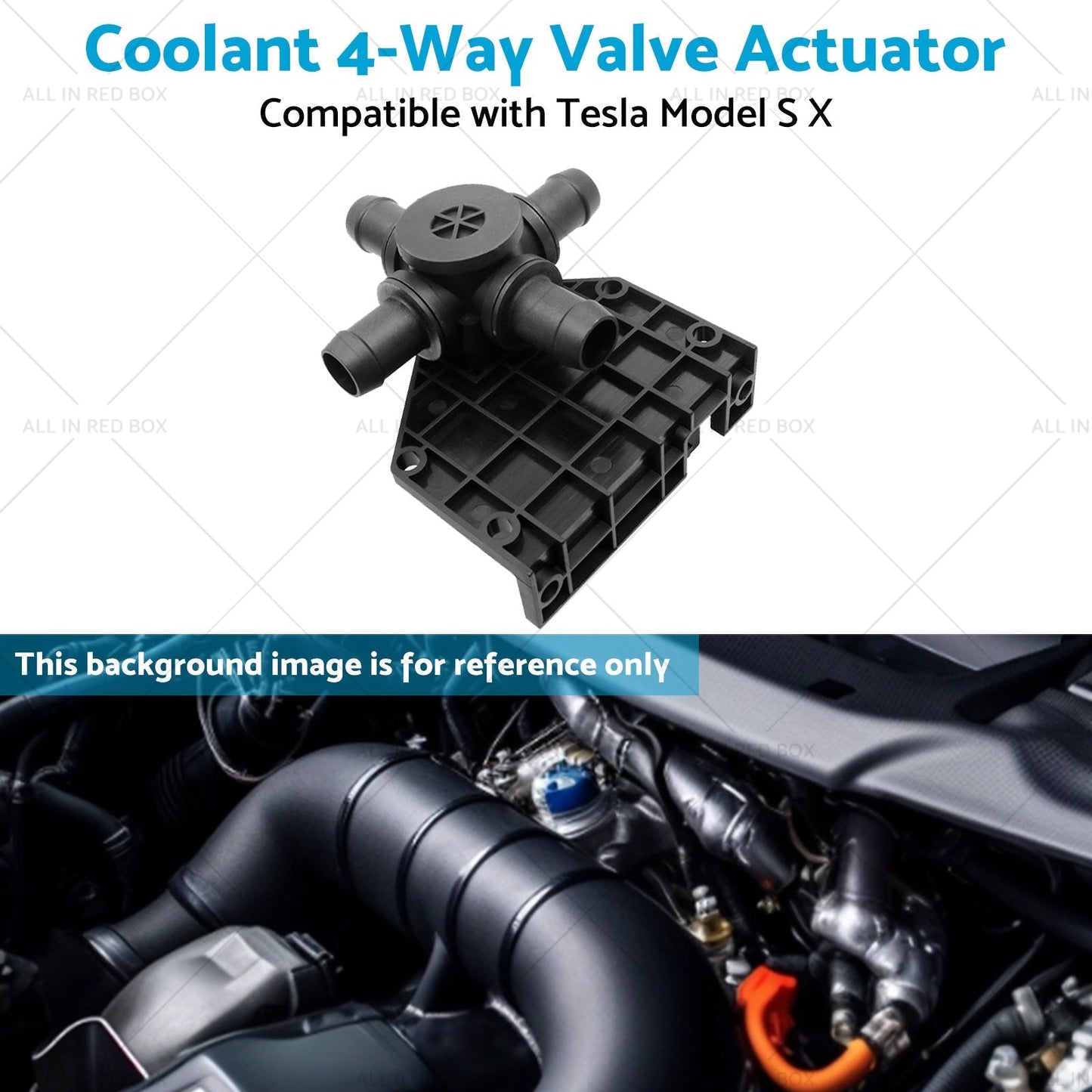 Coolant 4 - Way Valve Actuator Suitable for 2012 - 2017 Tesla Model S X 6007370 - 00 - B - Frazy's Auto Parts