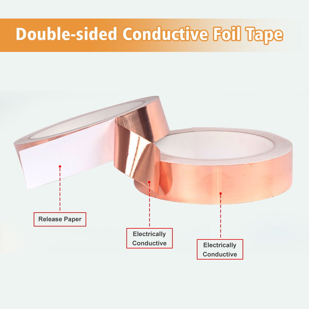 Copper Foil Tape 20mx50mm EMI Shielding Conductive Adhesive Tapes Snail Barrier - Frazy's Auto Parts