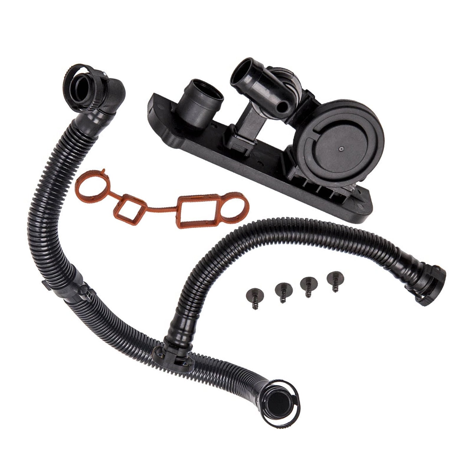 Crankcase Breather Hose & PCV Valve Kit Suitable for VW Golf MK5 Audi A4 2.0T - Frazy's Auto Parts